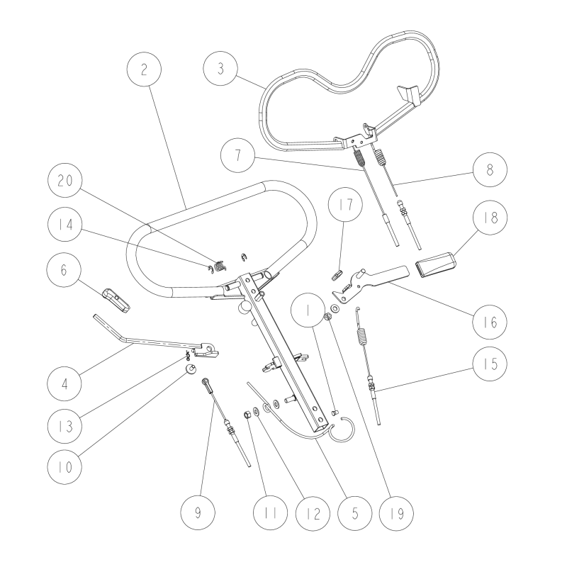 Wire, brake O0306-71400 ORIGINAL OREC