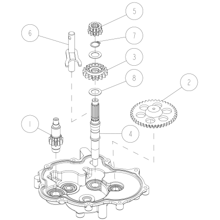 Pignon d'embrayage ORIGINAL OREC 17T O0305-01520 | Newgardenstore.eu