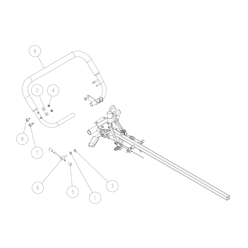 ORIGINAL OREC O0202-10600 Guide Stop Shaft