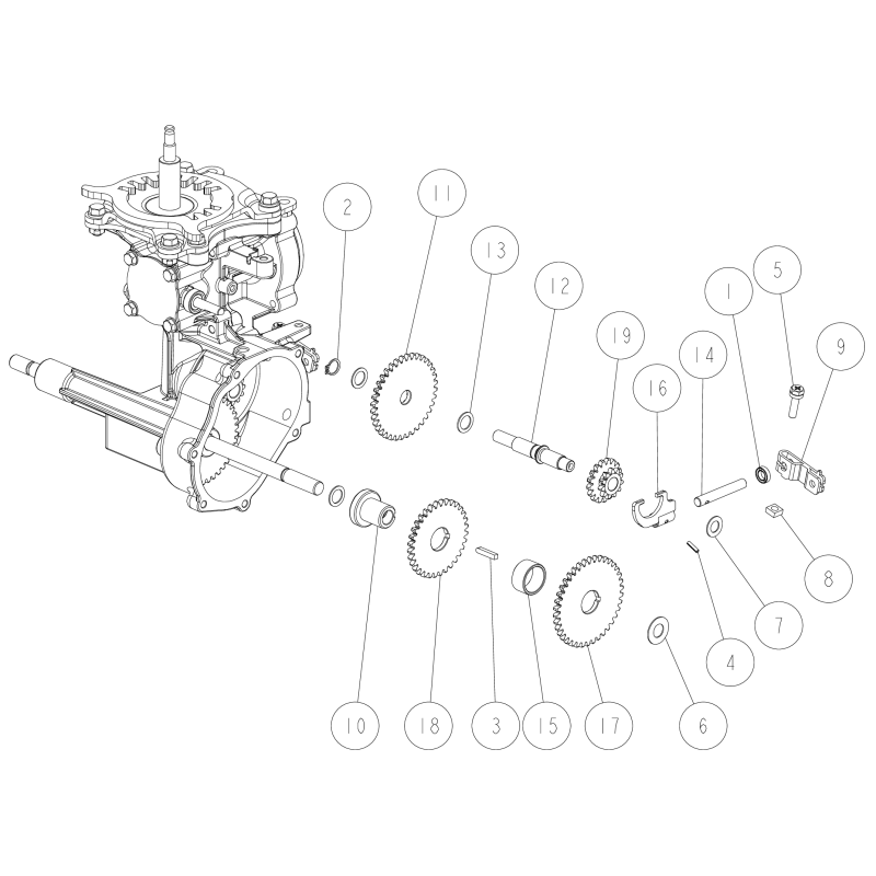 Assale motore 38T A O0208-01320 ORIGINALE OREC