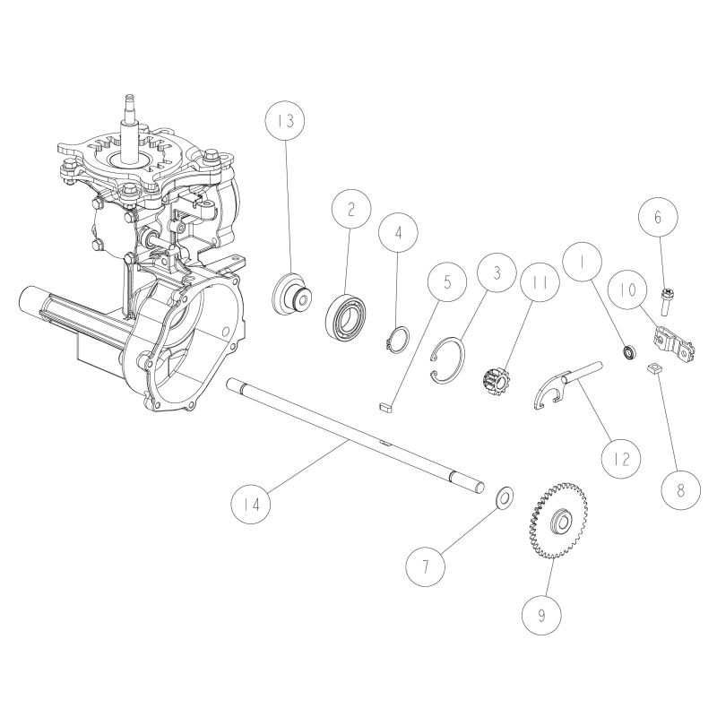 Assale motore 38T B O0287-01400 ORIGINALE OREC