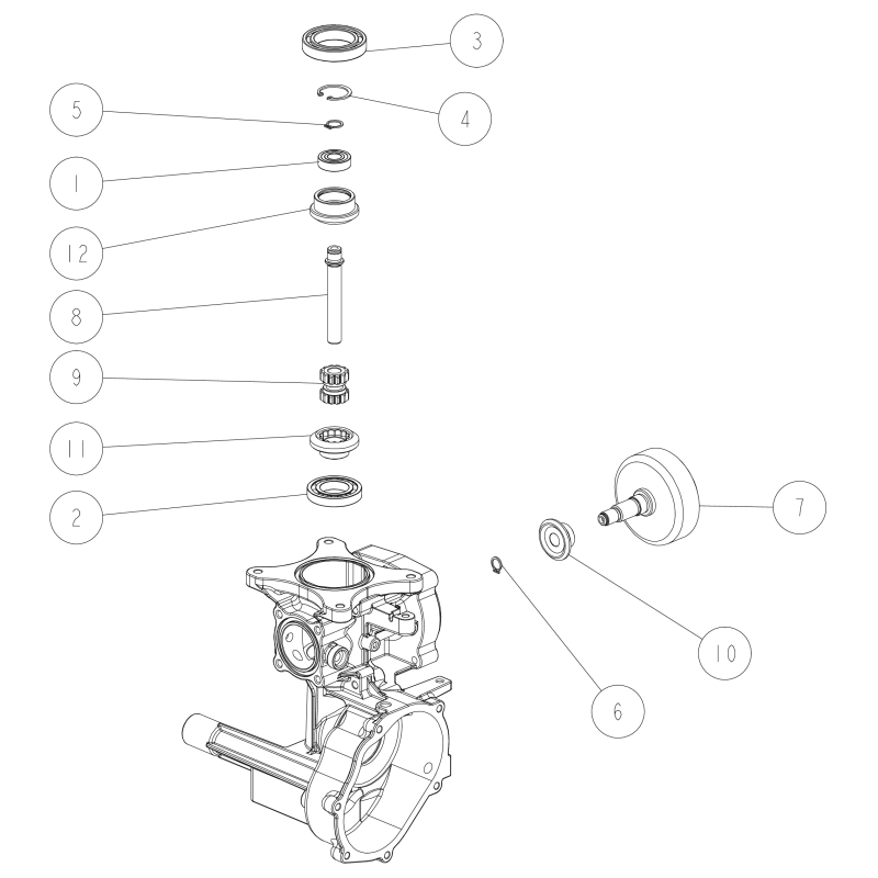 Pignon conique 24 dents O0202-00400 ORIGINAL OREC