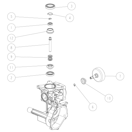 Bevel Gear 24T O0202-00400 ORIGINAL OREC | Newgardenstore.eu