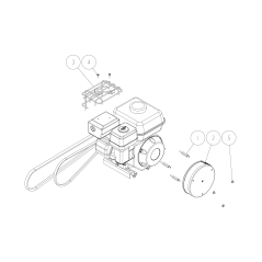 Vis de réglage du couvercle de recul ORIGINAL OREC O0256-60800 | Newgardenstore.eu