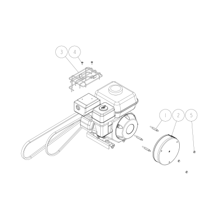 Boulon à embase hexagonale ORIGINAL OREC M5*16 O89-1251-050163 | Newgardenstore.eu