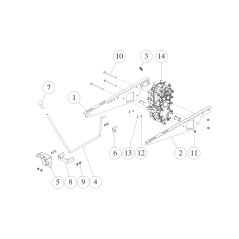 Bastidor principal (R) CMP (Verde) O80-1614-302-2G ORIGINAL OREC | Newgardenstore.eu