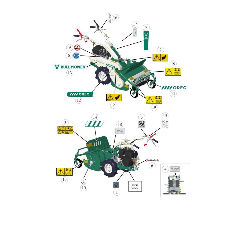 AUTOCOLLANT ORIGINAL DE LEVIER DE VITESSE OREC O0256-72500