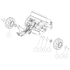 Tire (L) Assy (16*7.00-8) O80-1751-411-00 ORIGINAL OREC | Newgardenstore.eu