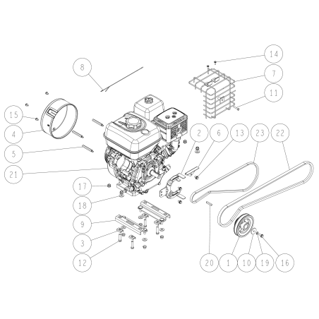 Sechskantschraube M6*35 O89-1111-060352 ORIGINAL OREC | Newgardenstore.eu