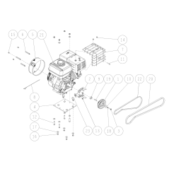BASE MOTORE CPL O0302-2110G ORIGINALE OREC | Newgardenstore.eu