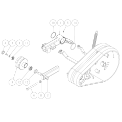 Écrou hexagonal ORIGINAL OREC M14 O89-1511-140042