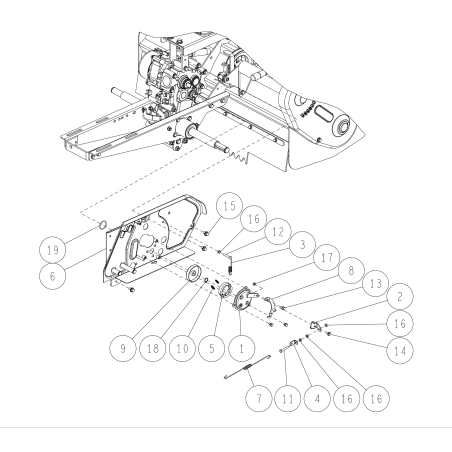 Bremsbackensatz (W2019) O0225-31300 ORIGINAL OREC | Newgardenstore.eu