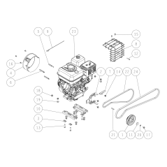 Vis de réglage du couvercle de recul ORIGINAL OREC O0301-60600 | Newgardenstore.eu
