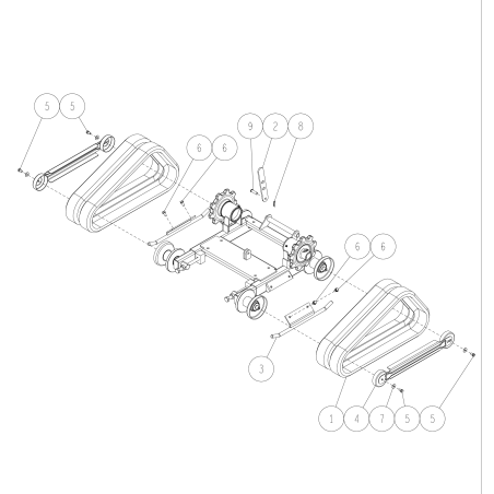 Barra di tensione del cingolo CMP O0334-31100 ORIGINALE OREC | Newgardenstore.eu