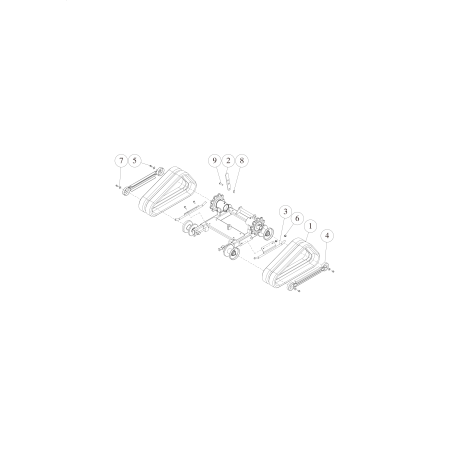 Barre de fixation (gris métallisé) O0295-8031H ORIGINAL OREC | Newgardenstore.eu