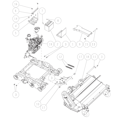 Amortisseur en caoutchouc (batterie) O80-1482-971-00 ORIGINAL OREC | Newgardenstore.eu
