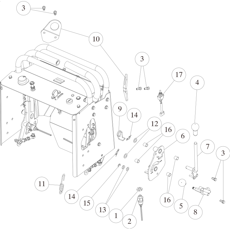 ORIGINAL OREC CMP O0939-11400 Antriebskupplungshebel
