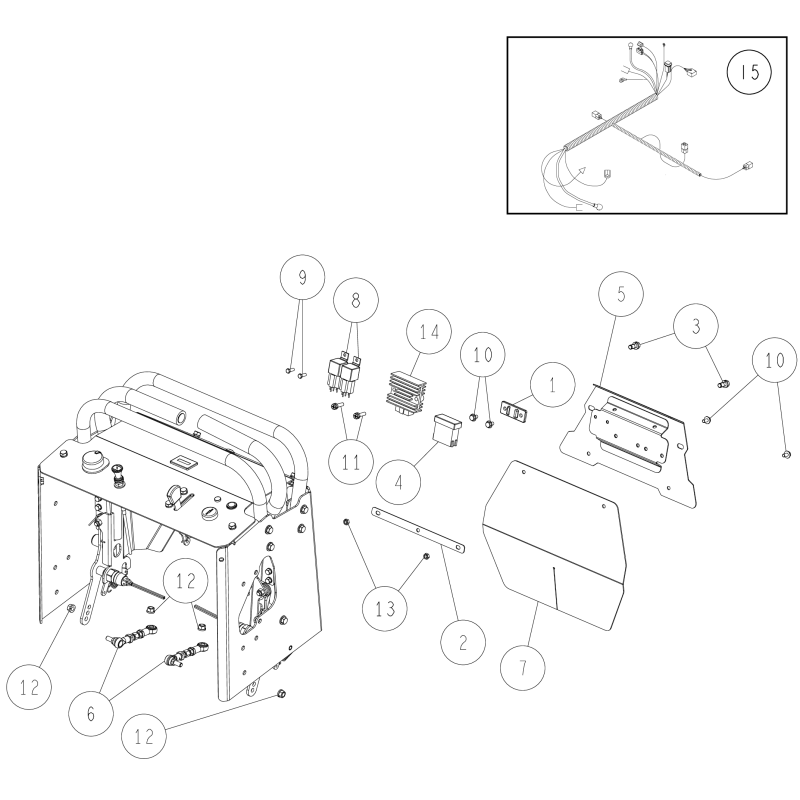 Soporte de caja de fusibles ORIGINAL OREC O0207-79200