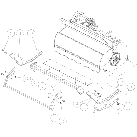 Skid Support (Metallic Gray) O0940-6060H ORIGINAL OREC | Newgardenstore.eu