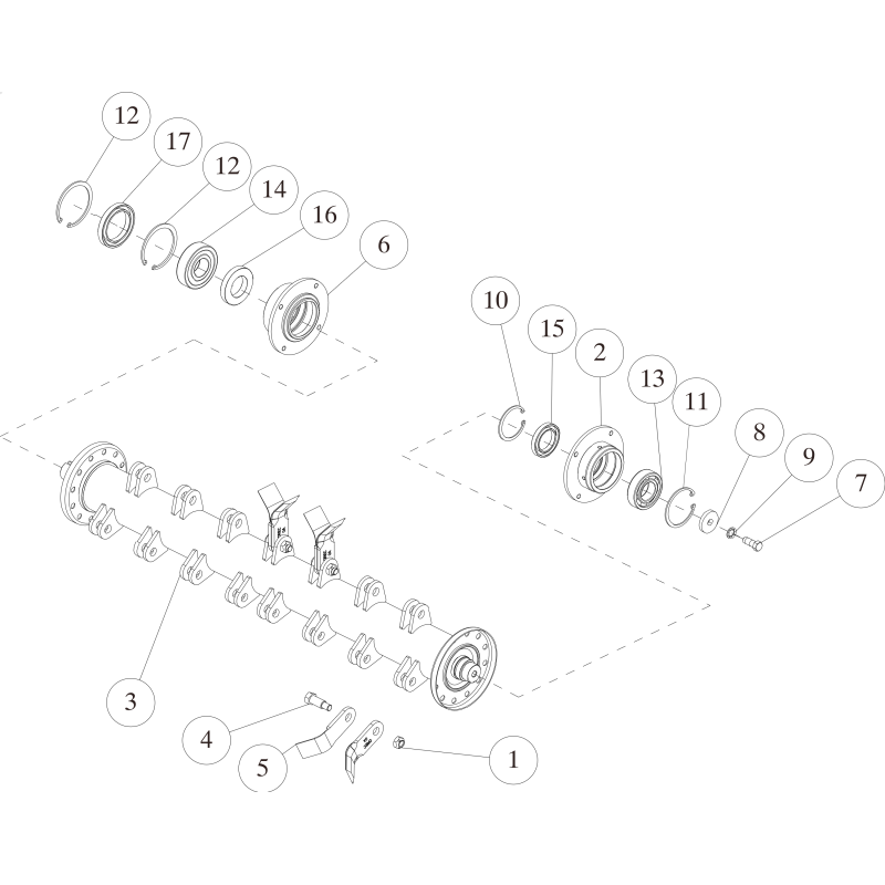 Sechskantschraube (8T) M10x25 (linke Schraube O0335-70210 ORIGINAL OREC)