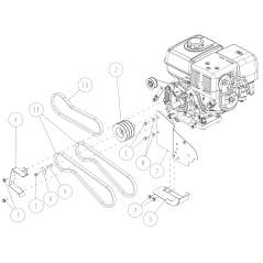 Puleggia motore O0940-40100 ORIGINALE OREC | Newgardenstore.eu