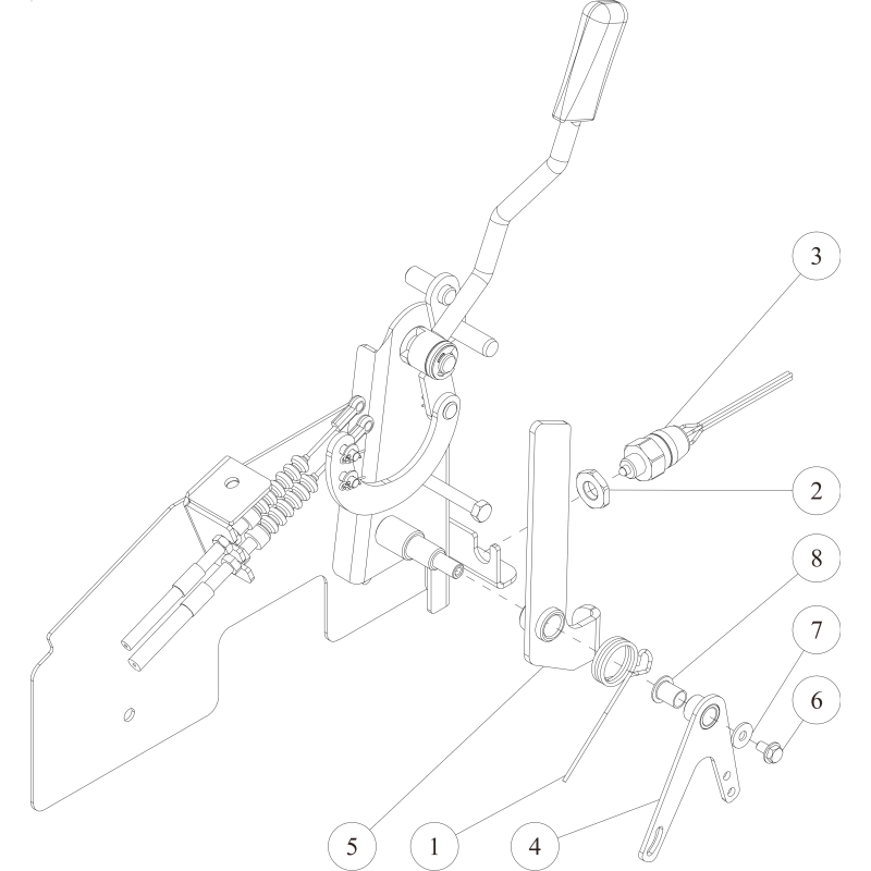 Récepteur de tige de poussée CMP O0244-11300 ORIGINAL OREC