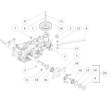 Axle Case CMP (Metallic Gray) O0360-0130H ORIGINAL OREC | Newgardenstore.eu