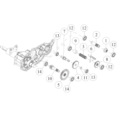 20T Spiral Mita Gear(R) O0207-00500 ORIGINAL OREC | Newgardenstore.eu