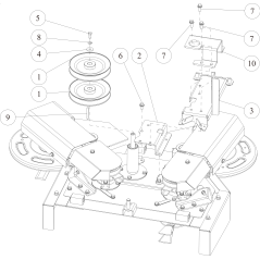 CMP-Messerriemenscheibe (Metallicgrau) O0360-5110H ORIGINAL OREC