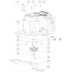 Polea de motor ORIGINAL OREC O0360-40300