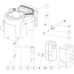 Bande de silencieux O0312-70500 ORIGINAL OREC | Newgardenstore.eu