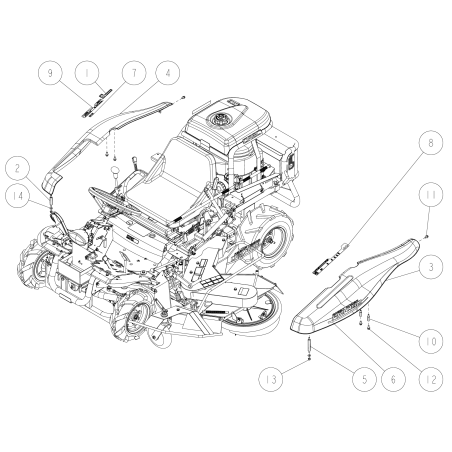 Vis de réglage du couvercle de courroie ORIGINAL O0919-01200 | Newgardenstore.eu