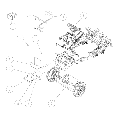 Portabatteria O0322-22200 ORIGINALE OREC | Newgardenstore.eu