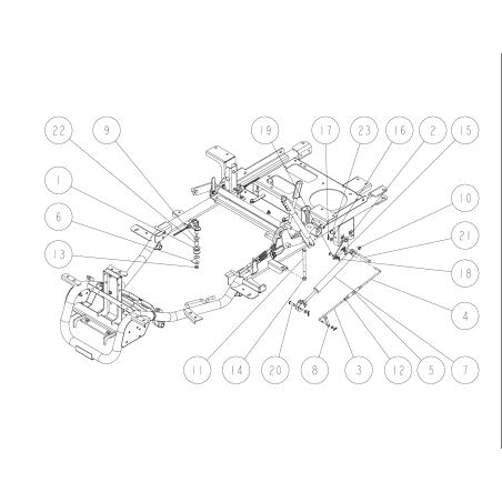 Tipo di blocco senza molla a gas (FLC75-75) O0303-71100 ORIGINALE OREC | Newgardenstore.eu