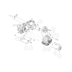 Transmission group (without HST) O0329-09100 ORIGINAL OREC | Newgardenstore.eu