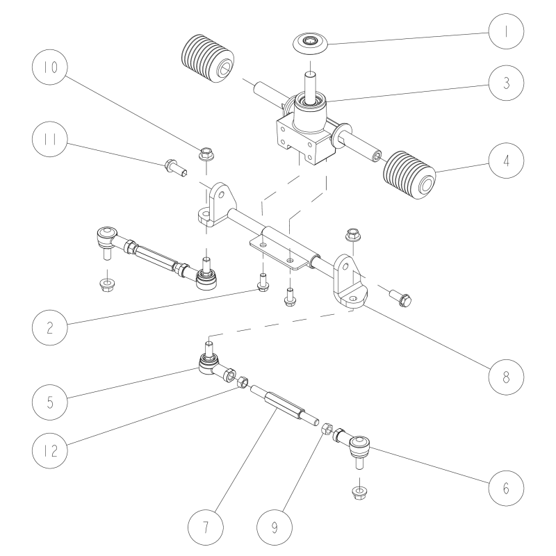Sechskantmutter (dünn) M10 links O83-1493-195-00 ORIGINAL OREC