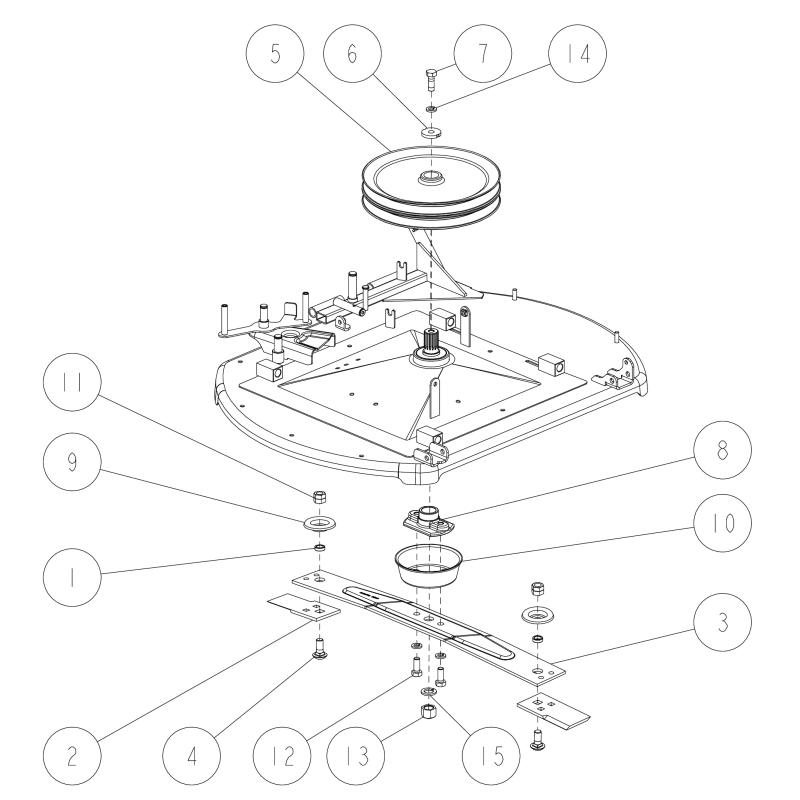 Bullone di fissaggio del coltello M14*34 O0207-50200 ORIGINALE OREC