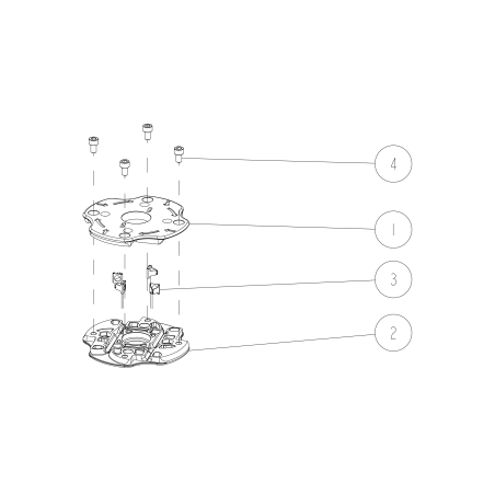 Blade holder (B) (RMK150) O0329-61210 ORIGINAL OREC | Newgardenstore.eu