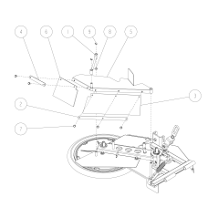 Volet latéral pivotant (RMK150) O0329-57900 ORIGINAL OREC | Newgardenstore.eu
