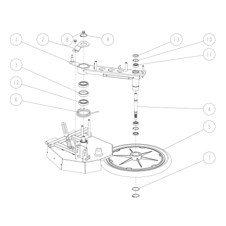 Upper Support (RMK150) O0329-51300 ORIGINAL OREC | Newgardenstore.eu