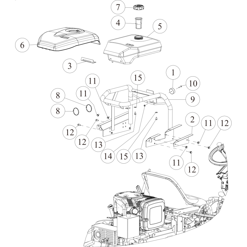 Tapa de goma ORIGINAL OREC B-4 O80-1920-306-00