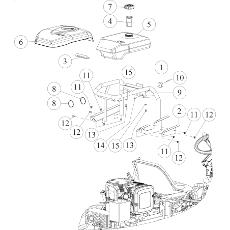 Bouchon en caoutchouc ORIGINAL OREC B-4 O80-1920-306-00 | Newgardenstore.eu