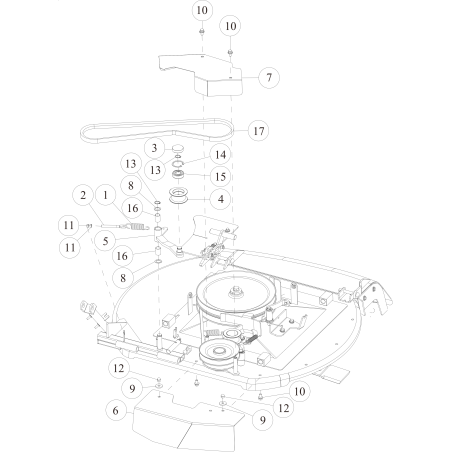 Center Tension Arm (B) CMP (Metallic Gray) O0303-5121H ORIGINAL OREC | Newgardenstore.eu