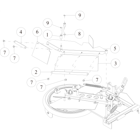 Abdeckung für Swing CMP (RMK150) (Metallicgrau) O0329-5270H ORIGINAL OREC | Newgardenstore.eu