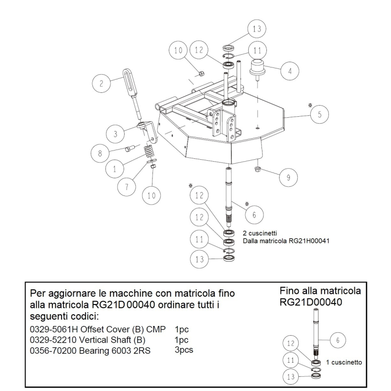 Vertikaler Schacht (B) (RMK150) O0329-52210 ORIGINAL ERZ
