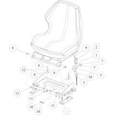 ORIGINAL OREC O0348-20900 Seat Switch Bracket
