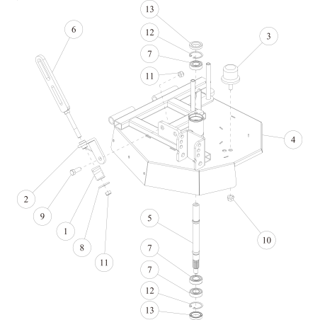Abdeckung (B) CMP (Metallicgrau) O0356-5060H ORIGINAL OREC | Newgardenstore.eu
