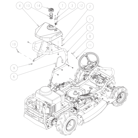 Soporte de tanque de combustible CMP (88ET) O0284-86510 ORIGINAL OREC | Newgardenstore.eu