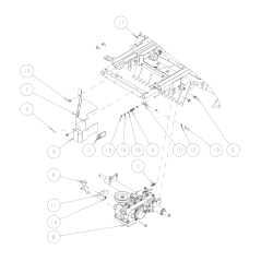 Soporte de transmisión ORIGINAL OREC CMP (RM83G) O0316-01100 | Newgardenstore.eu