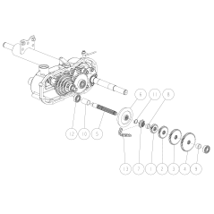 B Axle Gear 18T O80-1481-123-00 ORIGINAL OREC | Newgardenstore.eu